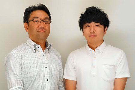 NTTコミュニケーションズ ネットワークサービス部 販売推進部門 MVNO担当の村田一成氏（左）と青木貴史氏