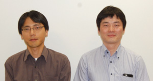 中野博徳氏（左）と米田章宏氏
