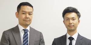 （左から）パロアルトネットワークスSP営業本部本部長の井元俊行氏とシステムエンジニアの武部祐紀氏