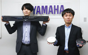 （左から）ヤマハ 音響事業本部 事業統括部 SN事業推進部 国内営業グループの淺見紘太郎氏、同 主事の吉田智之氏