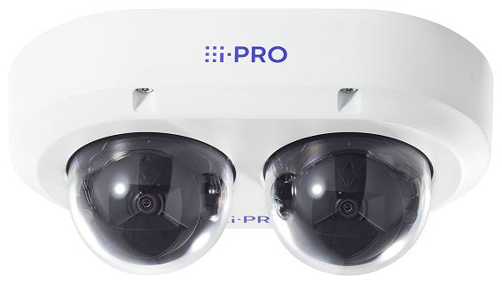 i-PROが発売する屋外用2眼マルチセンサーカメラの外観