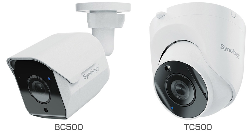 Synologyのネットワークカメラ「BC500」と「TC500」