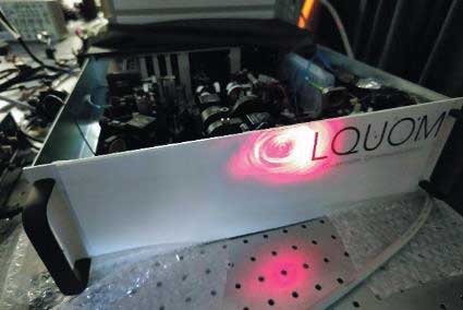 LQUOMが開発中の量子通信システム