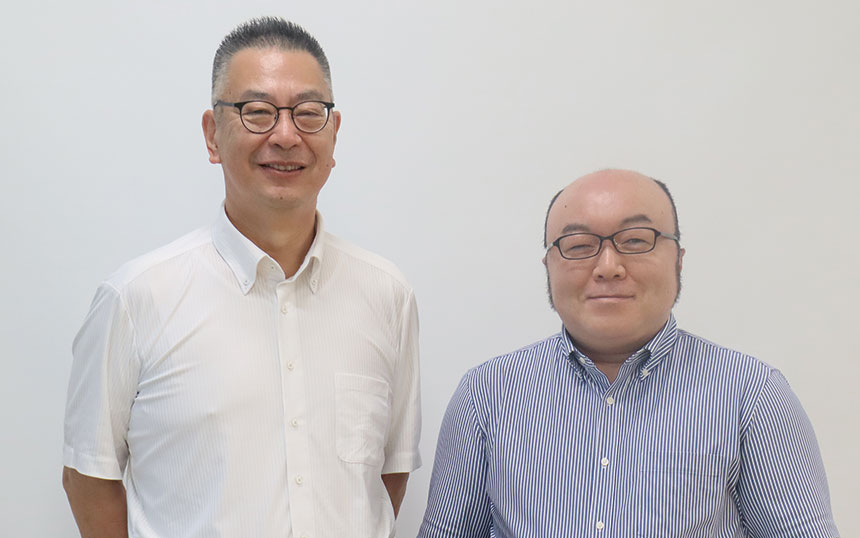 セムテック・ジャパン 田中健仁社長（左）、セムテック・ジャパン 技術担当課長 高根澤貴之氏
