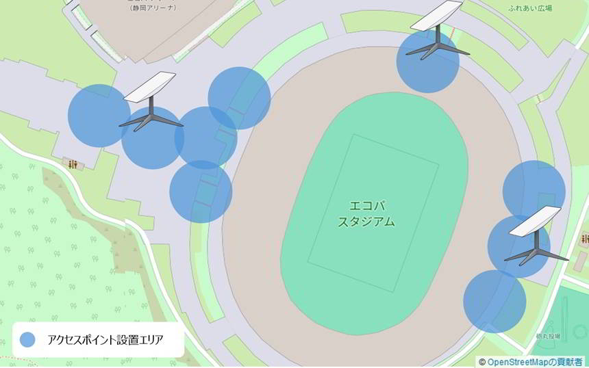 ジュビロ磐田がIIJ-EGの衛星ブロードバンド採用、J1試合でチケット確認など