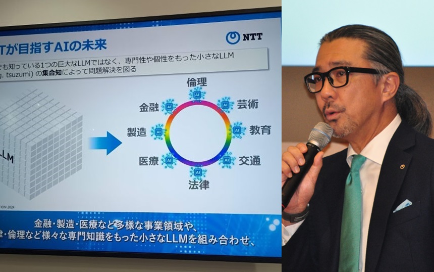 ”大規模化競争には加わらない” NTTの独自LLM「tsuzumi」の現在地と未来