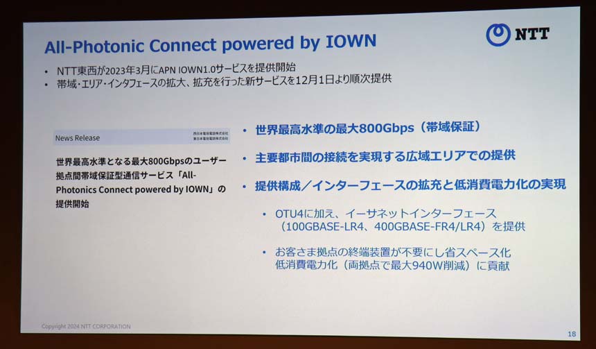 All-Photonic Connect powered by IOWNの概要