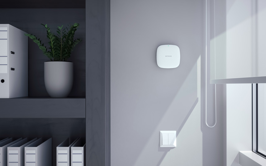 Wi-Fi 6対応アクセスポイント「WAX210-100APS」設置イメージ