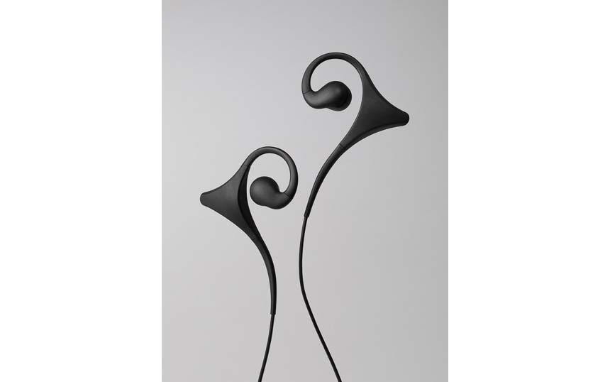 バイタルセンサー内蔵骨伝導イヤホン