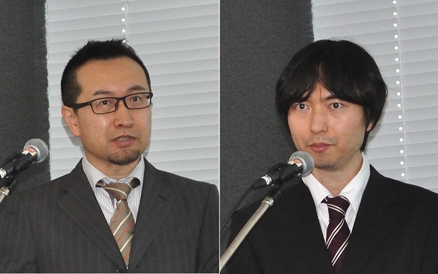 カントリーマネージャーの与謝野正宇氏とAI/Big Dataソリューションアーキテクトの藤川裕一氏