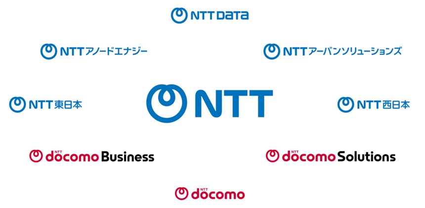 各グループ会社のコーポレートロゴ