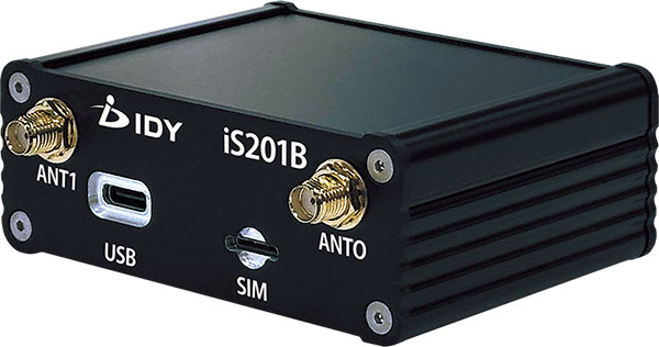 ドローンなどでの利用を想定して開発された5G USBモデム「iS201B」
