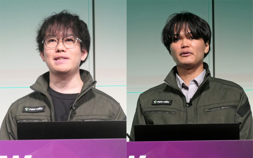 （左から）AbemaTV Development Headquarters Product Divisionの石川諒氏、橋詰明宗氏