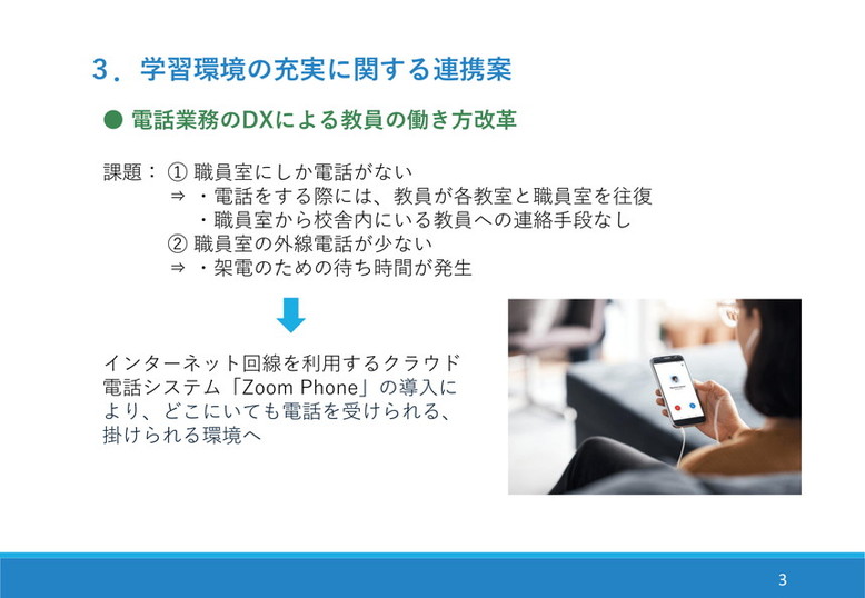 Zoom Phoneで教員の電話業務を効率化