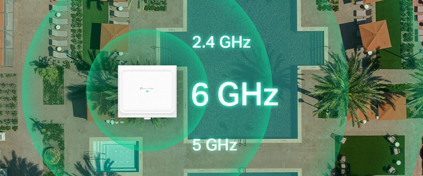 全方向性アンテナで広範囲をカバー