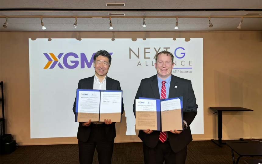 （左から）XGMF 共同代表 中尾彰宏氏、Next G Alliance マネージングディレクター ジェイディー・グリフィス氏
