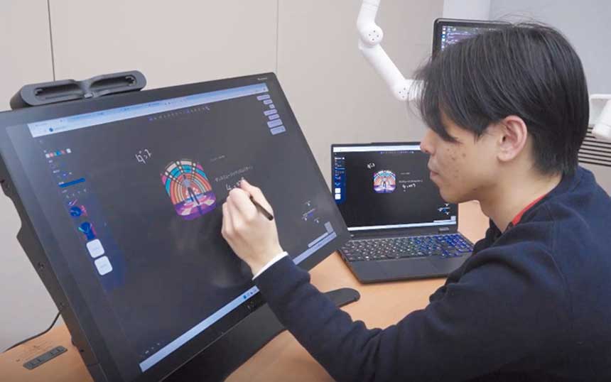 人とAI/ロボットのインタラクション「コンポーザーとグルーバー」(出典:NTTドコモ)