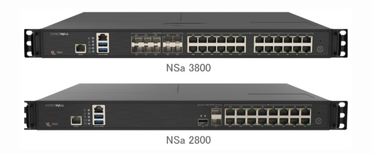 次世代ファイアウォール「SonicWall NSa 2800」および「SonicWall NSa 3800」