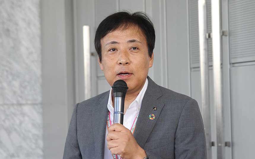 アンリツ 代表取締役社長 グループCEO 濱田宏一氏