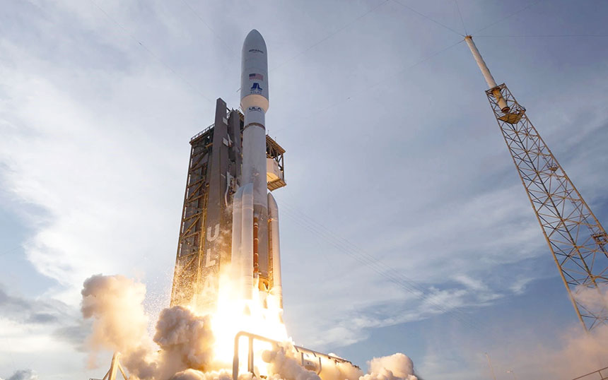 2025年4月、AmazonのLEOコンステレーション「Project Kuiper」が第1回衛星打ち上げに成功した。6月には第2回も成功。今後80回で3000機以上を宇宙へ送り出す（画像：ULA発表資料）