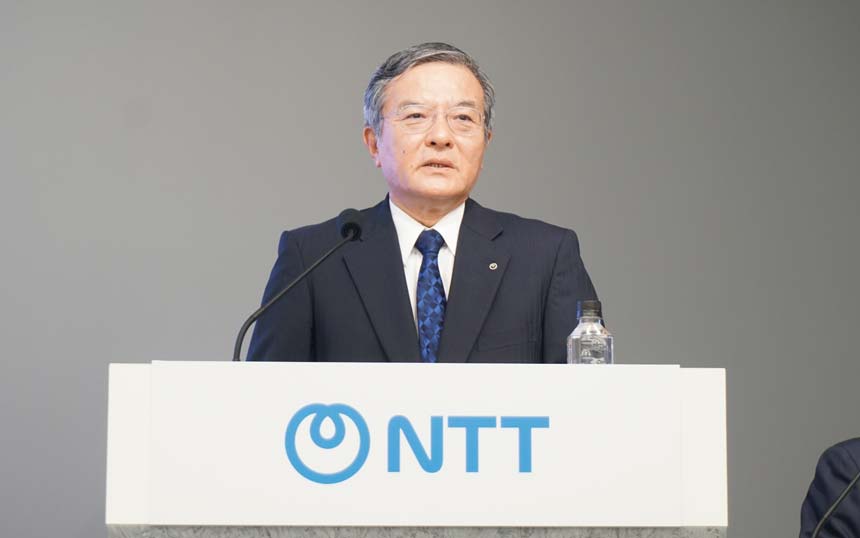 NTT 代表取締役社長 社長執行役員 島田明氏