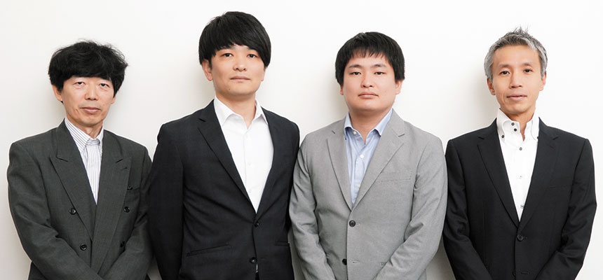(左から)キーサイト・テクノロジー マーケットイニシアチブマネージャー 齋藤城太郎氏、ソリューションエンジニアリング本部 大竹達也氏、同本部 NW運用・無線アクセスコンサルタント 宮下一馬氏、同本部 部長 北野元氏