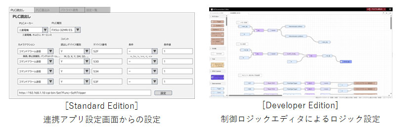 Standard Edition/Developer Editionの設定画面