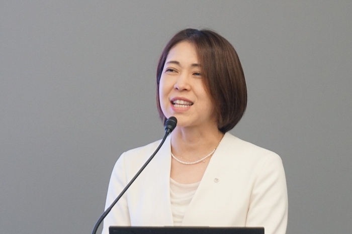 NTT 執行役員 研究開発マーケティング本部 アライアンス部門長の爪長美菜子氏