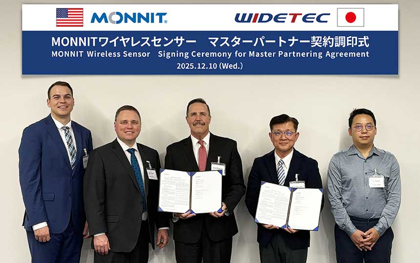 ワイドテック、920MHz帯の産業用センサー「MONNIT」を国内展開