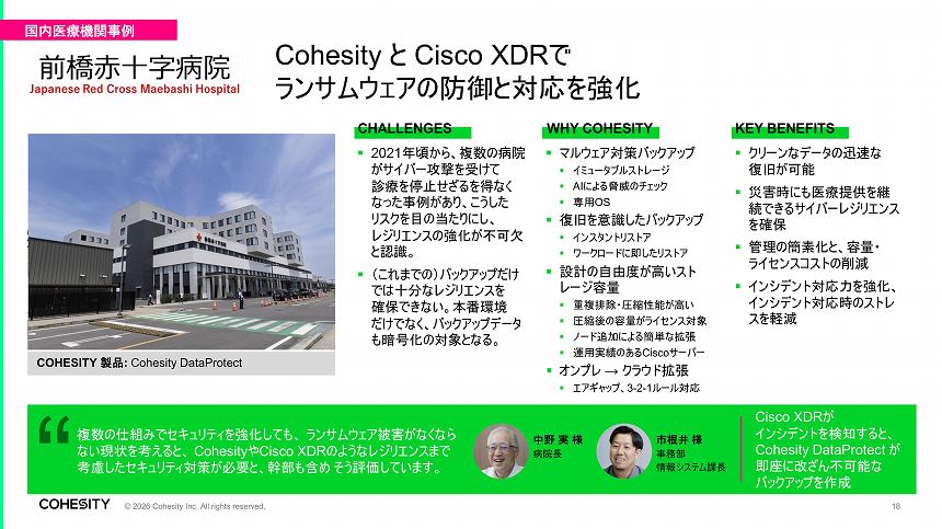 前橋赤十字病院の事例概要