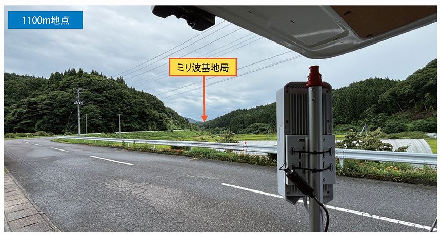 図表5　山間部での遠距離通信