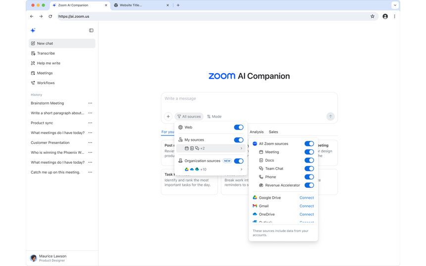ZoomがAI機能を大幅拡張　業務別のエージェントで効率化支援