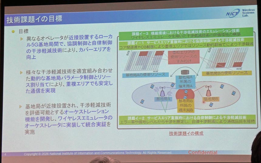 研究課題「移動通信システムエリア間の干渉低減技術」の目標