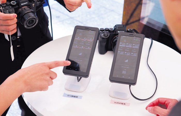 法人向け高精細画像アップロードデモの様子