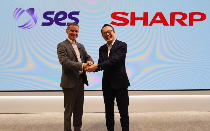 シャープとSESが協業　MEO衛星通信サービスや4種類の衛星通信端末を国内展開