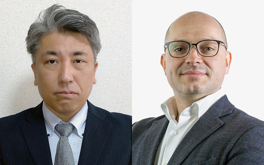 コマーチ（株）Senior Telco Consultant 小出 泰雄氏、Comarch SA. VP Business Growth& Strategy APAC／コマーチ（株）カントリーマネージャー ウカシュ・ゼズラク氏