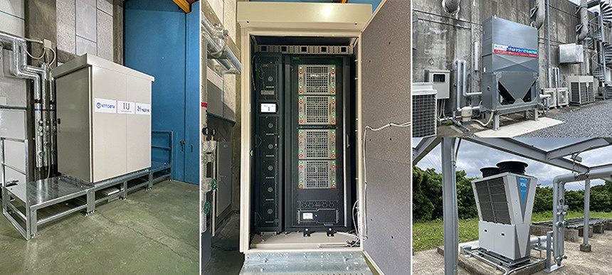 Data Center Trial Field内の共同検証環境の様子