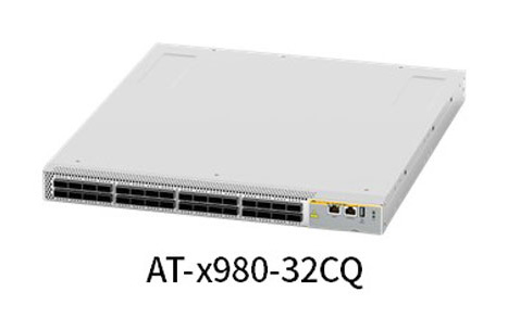 アライドテレシスのアドバンスド・レイヤー3・スイッチ「AT-x980-32CQ」筐体