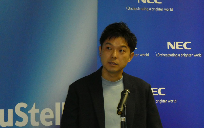 NEC 製造ソリューション事業本部 製造システム統括部 スマートファクトリ戦略グループ シニアプロフェッショナル 清水治彦氏