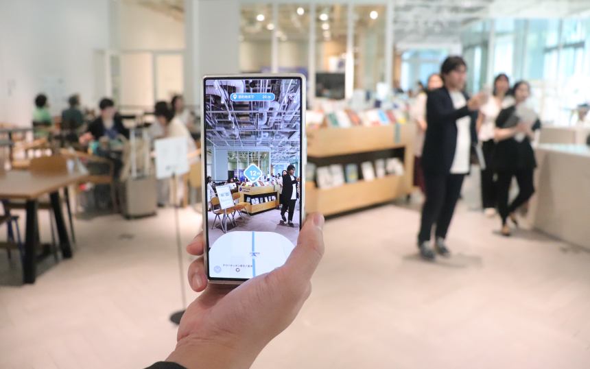 ロボットデリバリーと同じ仕組みを使ったナビアプリ