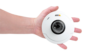 アクシスコミュニケーションズのPTZドームネットワークカメラ「M50シリーズ」。720pHDの高解像度