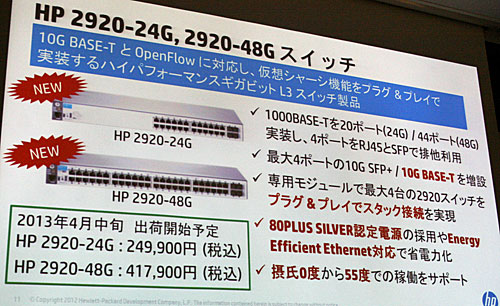 HP2920-24G/48Gの概要