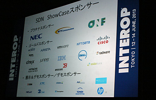 SDN ShowCaseのスポンサー企業・団体