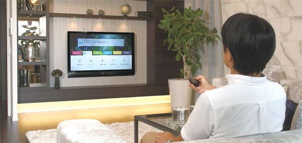 光Box＋に接続した自宅内のテレビで様々なサービスにアクセスできる