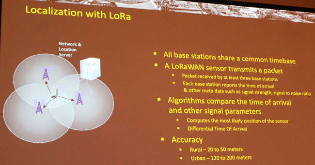 LoRaのジオロケーションサービスの概略
