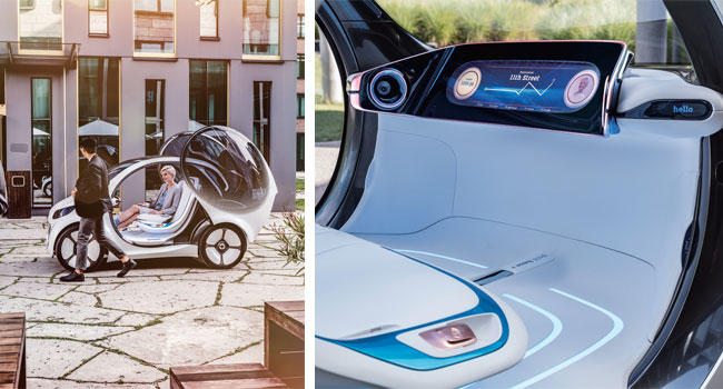メルセデスベンツ傘下のスマートが発表した自動運転コンセプトカー「smart vision EQ fortwo」
