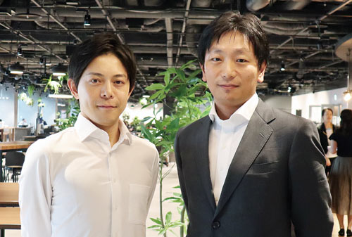 （左から）NTTコミュニケーションズ 経営企画部 IoT推進室 主査の谷川唯氏、同担当課長の金丸一誠氏