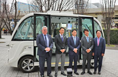 SBドライブ、茨城県境町でマクニカと自律走行バスを定時運行　2020年4月から