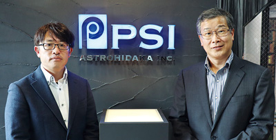 ピーエスアイ SDSP 小倉勉氏（左）とパイオリンク 日本支社長 朴チャンウク氏（右）