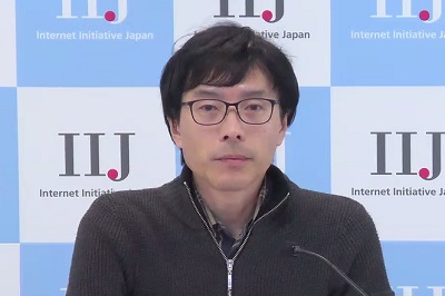 IIJ ネットワーク本部 副本部長の吉川義弘氏
